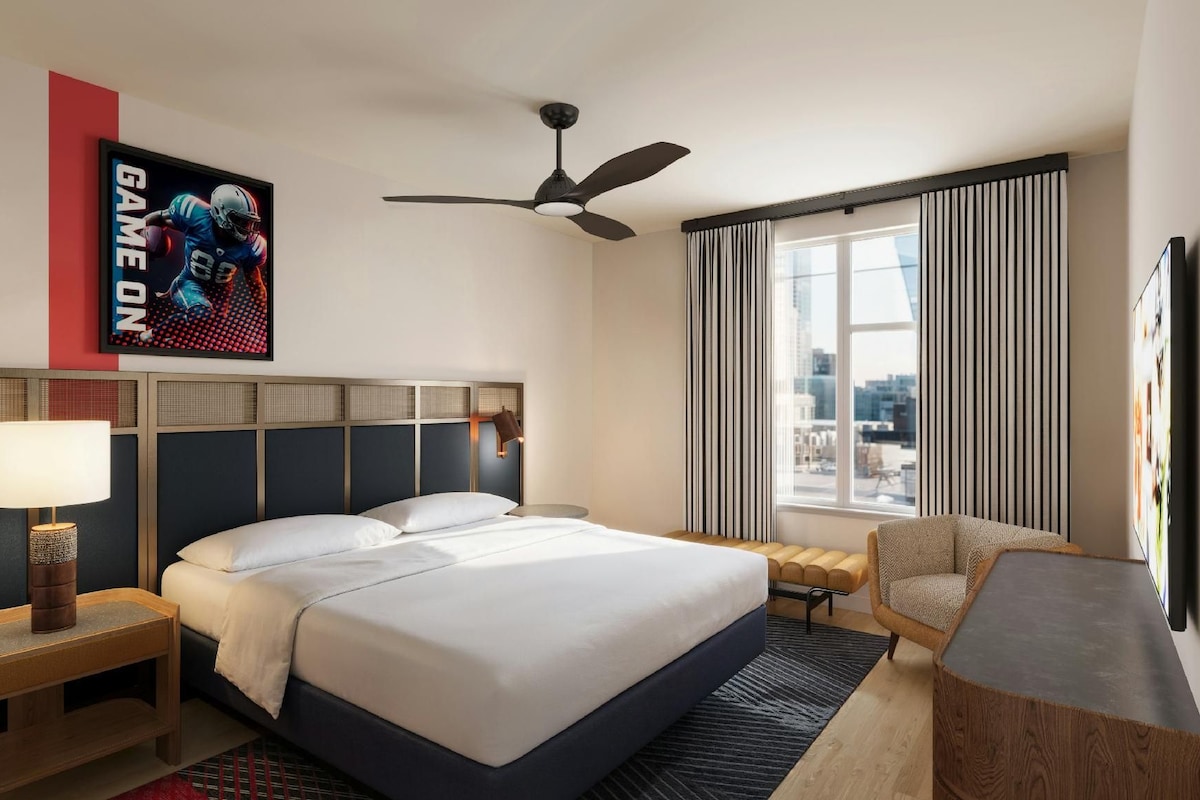 In-room safe, iron/ironing board, bed sheets