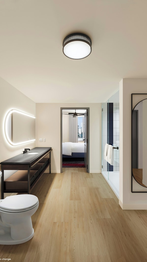 Secadora de cabello, toallas, jabón, shampoo