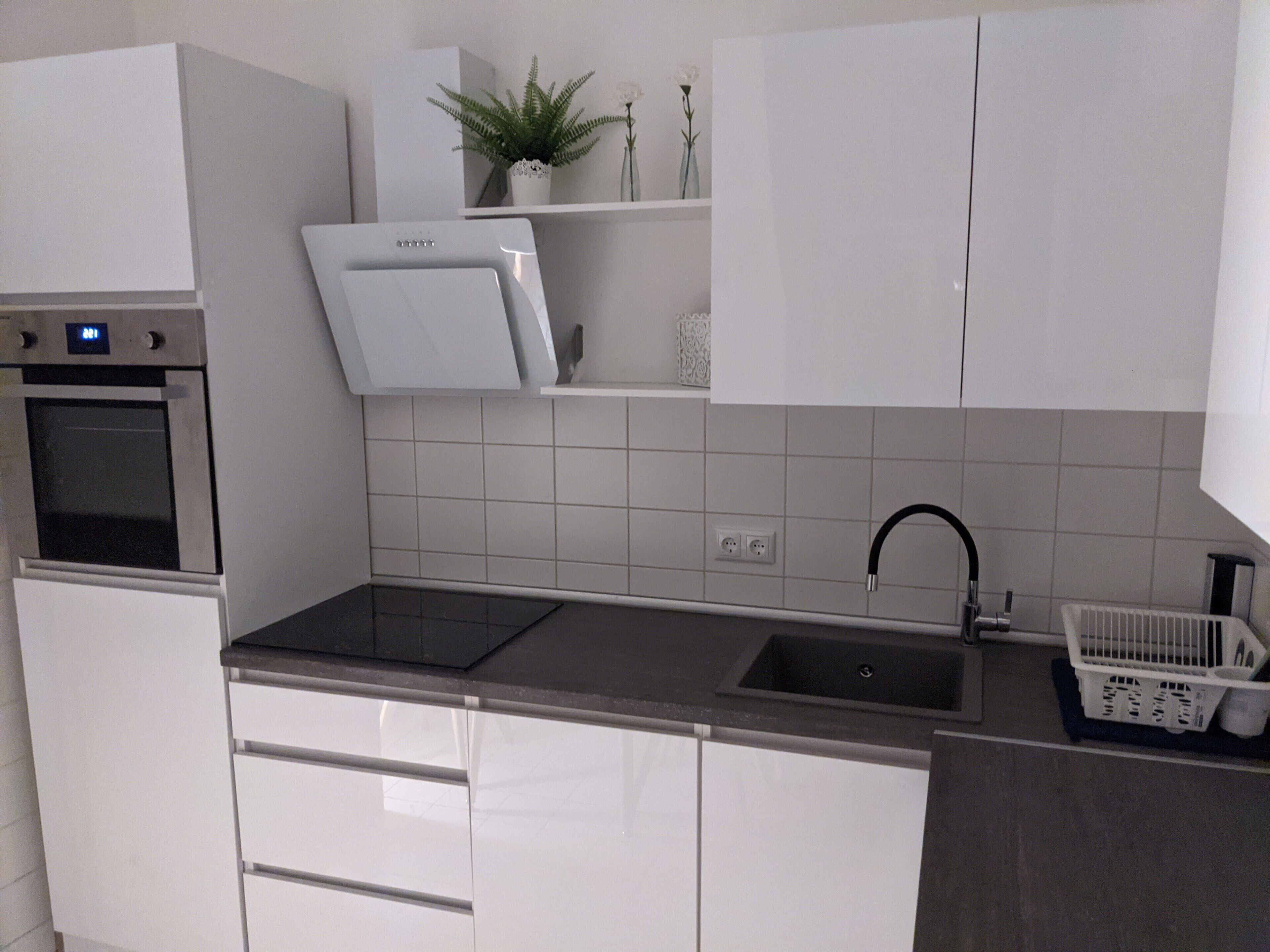 Kühlschrank, Ofen, Herdplatte, Geschirrspüler