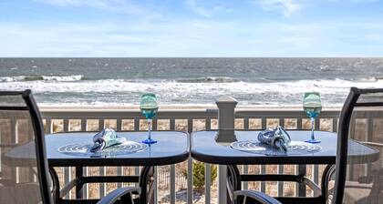 Amazing Ocean Views From Your Newly Renovated Oceanfront Condo in Carolina Beach