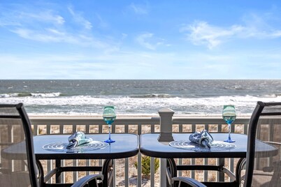 Amazing Ocean Views From Your Newly Renovated Oceanfront Condo in Carolina Beach