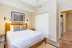 Premium Apartment, 2 Bedrooms, Pool Access | 2 bedrooms, premium bedding, laptop workspace, iron/ironing board