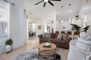 Smart TV, books, offices