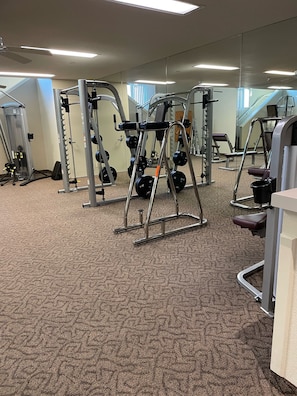 Fitness facility - Spanish Decor condo with amazing mountain views situated in Desert Falls. (Palm Desert)