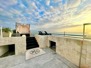 Terrace/patio - BEACHFRONT PENTHOUSE with PRIVATE POOL (Nuevo Vallarta)
