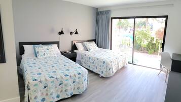 1 bedroom, iron/ironing board, bed sheets