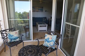 Terrace/patio - Oceanside Escape at Rainbow Beach Club – Pools, Views & Private Beach Access (Sint Maarten)