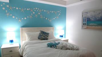 2 chambres, bureau, fer et planche à repasser, Wi-Fi gratuit
