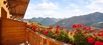 Holiday Apartment "Unterstuanerhof Hochwilde" with Mountain View, Garden, Balcony & Wi-Fi