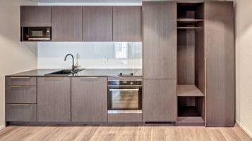 Residence Apartment | Private kitchen | Fridge, microwave, stovetop, dishwasher