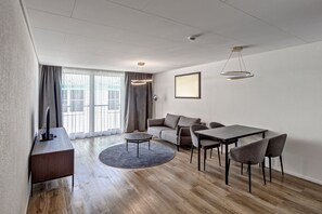 Residence Apartment | 1 quarto, roupas de cama premium, cofres nos quartos, escrivaninha