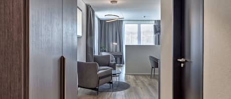 Comfort appartement | 1 slaapkamer, luxe beddengoed, een kluis op de kamer, een bureau