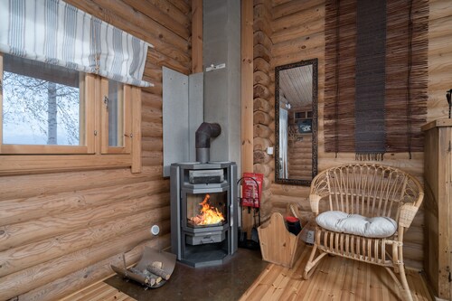 North Savonia, Log cottage and Lakeside sauna,  rental cottage.