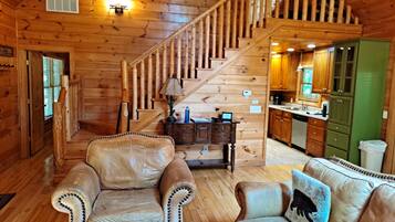 Télévision, cheminée