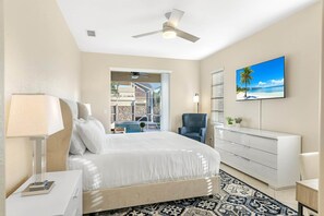 4 bedrooms, iron/ironing board, travel cot, WiFi