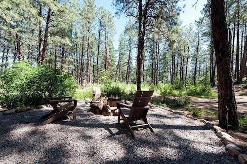 Pet Friendly Cabin on 3.5 acres between Durango and Purgatory - Fire Pit