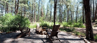 Pet Friendly Cabin on 3.5 acres between Durango and Purgatory - Fire Pit