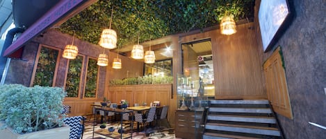 Overnatningsstedets indgangsparti