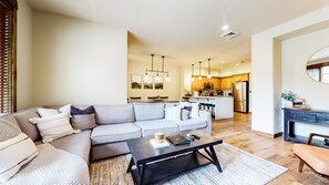 Living area - Woodwinds 1265 Luxury Townhouse, Private Hot Tub, 2 Car Garage by RedAwning (Mammoth Lakes)