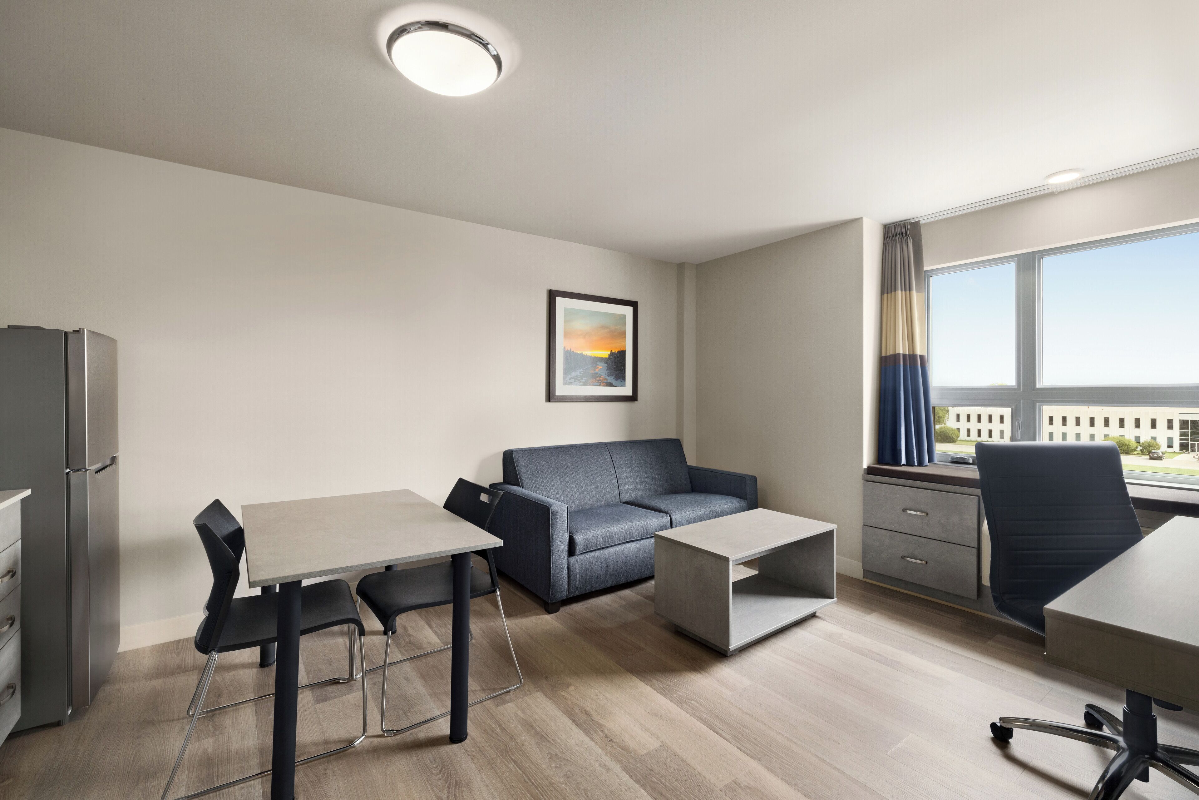 suite, 1 bedroom, non smoking | living area | 55-inch flat-screen tv with cable channels, tv