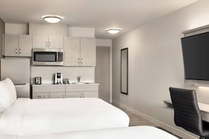 Studio Suite, 2 Queen Beds, Non Smoking | 1 bedroom, desk, laptop workspace, WiFi