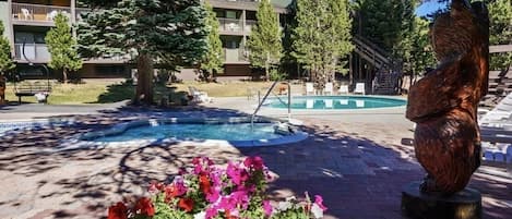 Una piscina climatizada