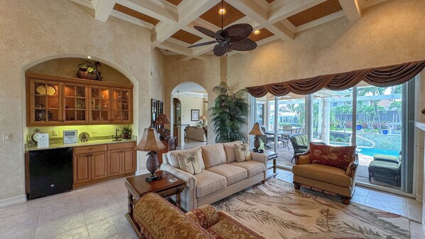 Smart-tv en een kantoor