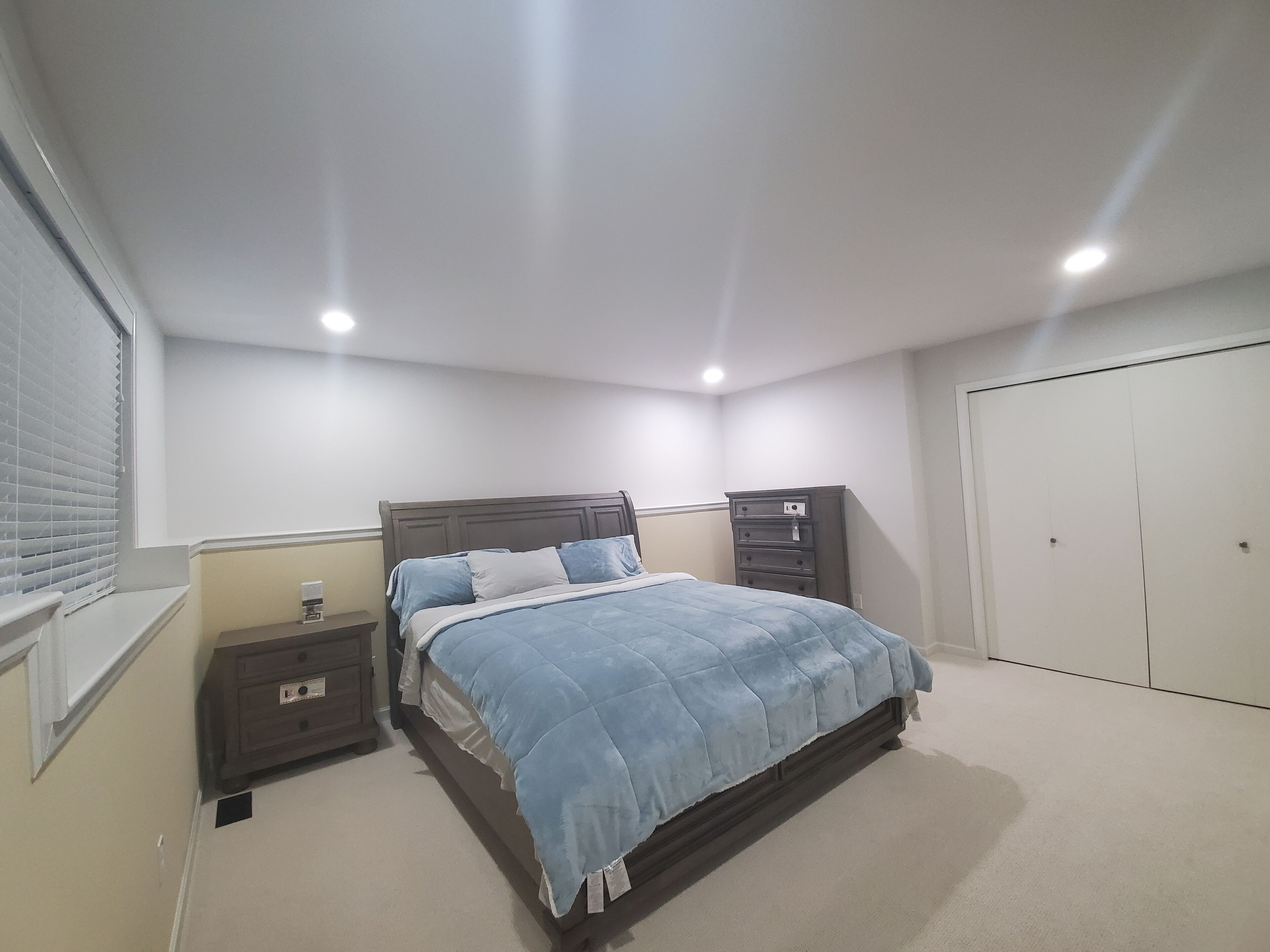 Another picture of bedroom 3. King bed