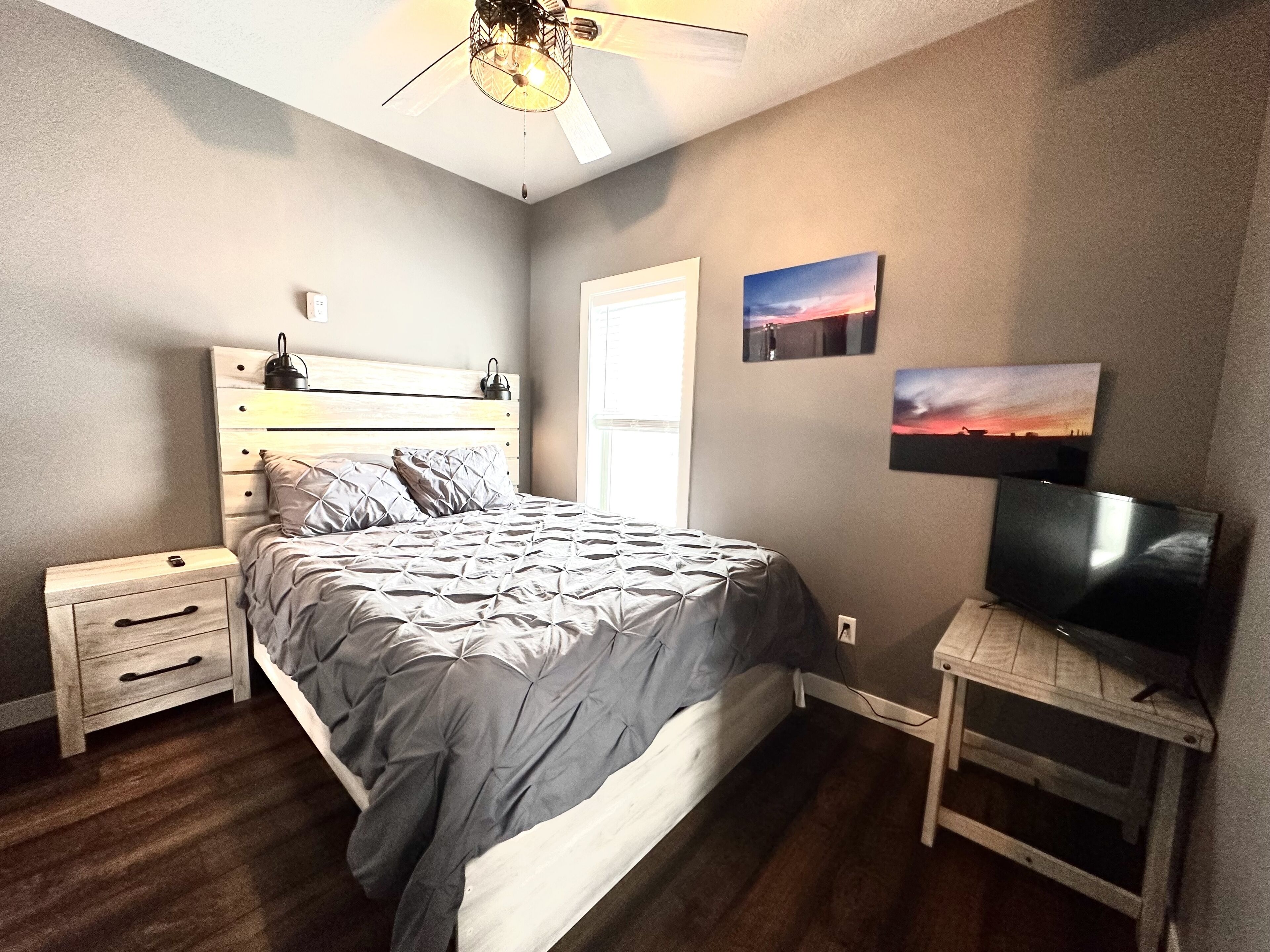 2 bedrooms, iron/ironing board, free WiFi, bed sheets