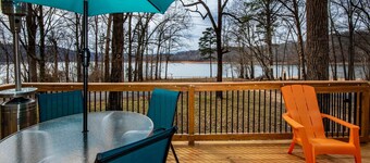Norris Lake, FLAT lot,DISCOUNTS Available,Lakefront Ranch Style Hm, pvt. dock
