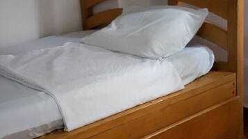 3 soveværelser, sengetøj