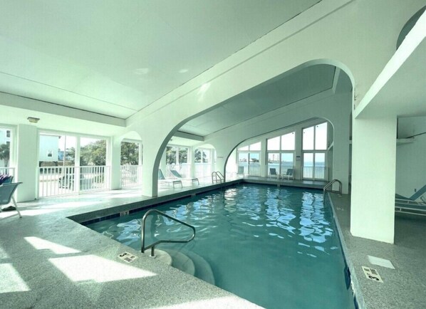 Indoor pool, a heated pool