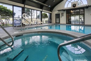 Indoor pool, a heated pool