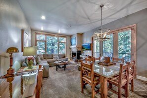 Smart TV, fireplace, video games, table tennis