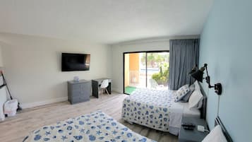 1 bedroom, iron/ironing board, bed sheets