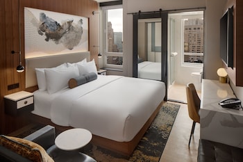 Premium bedding, in-room safe, desk, soundproofing at Hotel Indigo - NYC Downtown - Wall Street by IHG