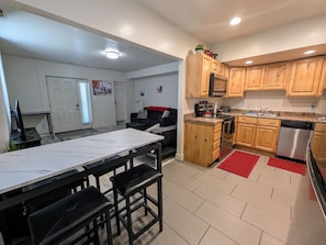 Fridge, microwave, oven, stovetop - Private Basement Apartment | Business & Extended Stays (Salt Lake City)