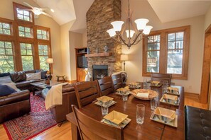 TV, fireplace, DVD player, table football