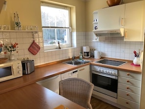 Kühlschrank, Ofen, Herdplatte, Geschirrspüler