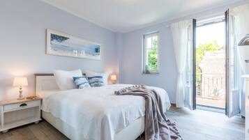 2 bedrooms, in-room safe, iron/ironing board, WiFi