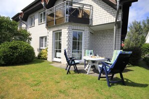 Outdoor dining - Birkenstrasse 14a Whg.11 "Traumland" - vacation apartment close to the beach (Zingst)