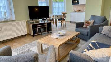 TV, DVD player, stereo