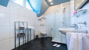 Shower, hair dryer