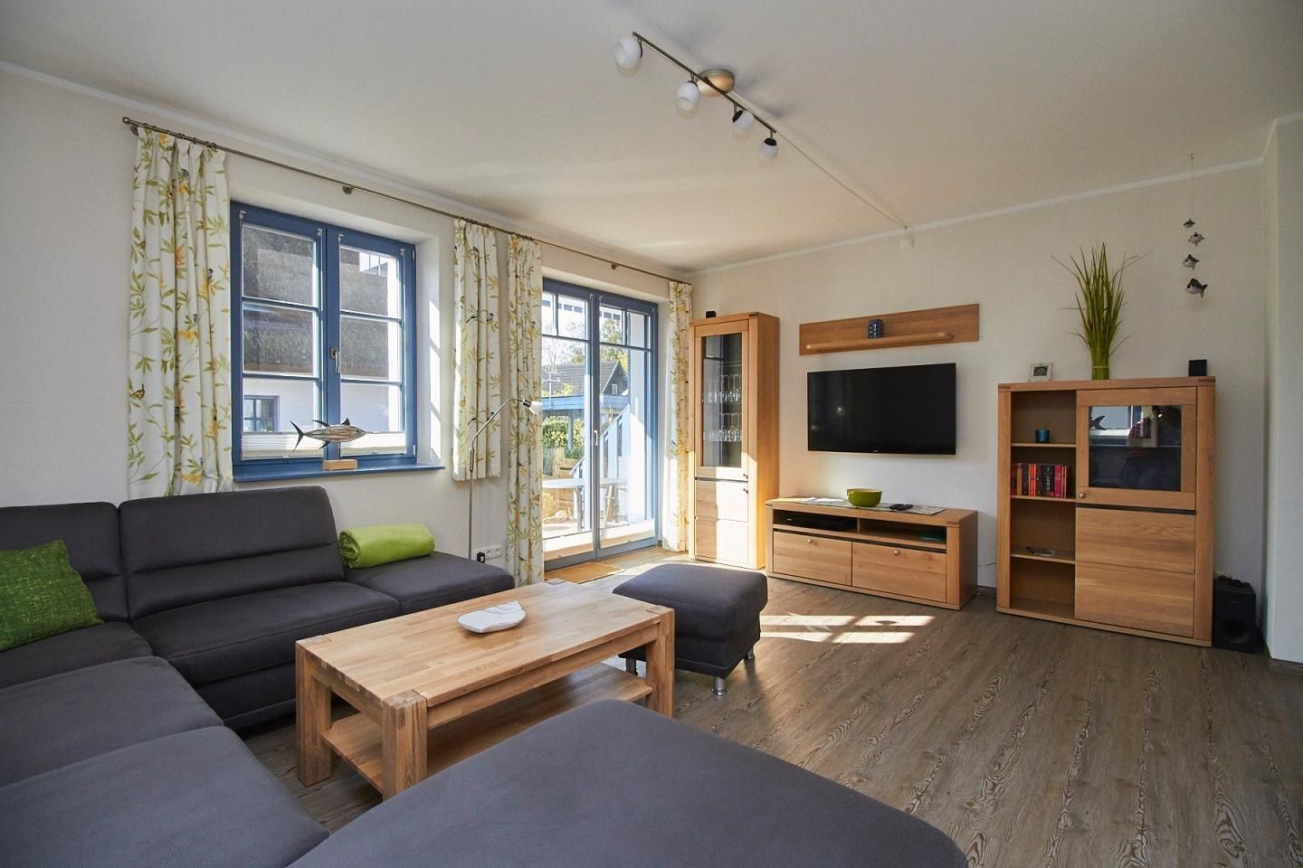 TV, DVD player, stereo