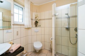 Douche, séchoir à cheveux