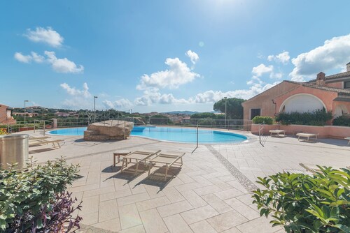 Holiday Apartment "C 102 Puntavilla Mare" with Pool, Garden, Terrace, A/C & Wi-Fi