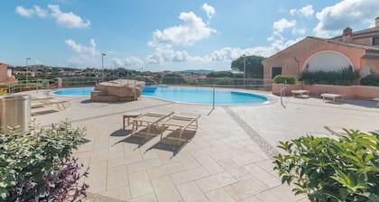 Holiday Apartment "C 102 Puntavilla Mare" with Pool, Garden, Terrace, A/C & Wi-Fi