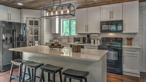 House, 2 Bedrooms | Private kitchen - Rivers Edge by Escape to Blue Ridge (Mineral Bluff)