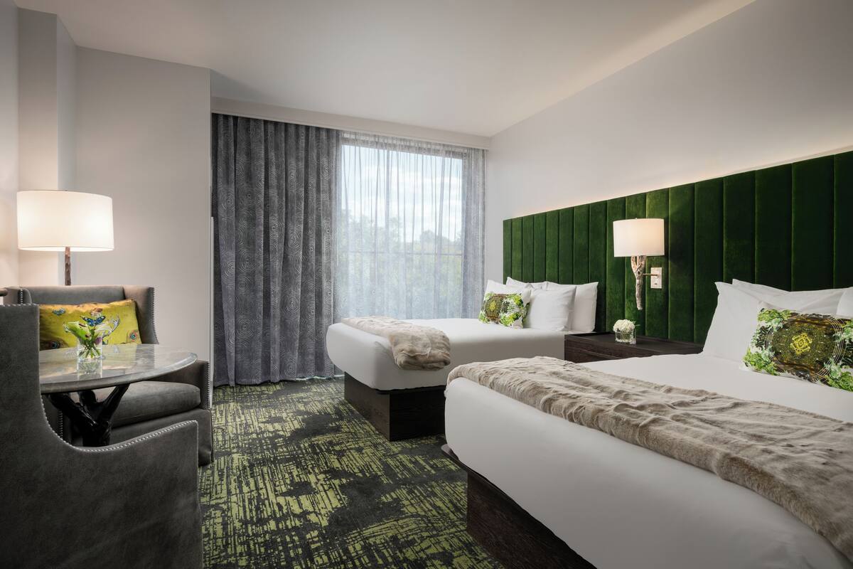 Standard Room, 2 Queen Beds | Premium bedding, down duvets, in-room safe, desk