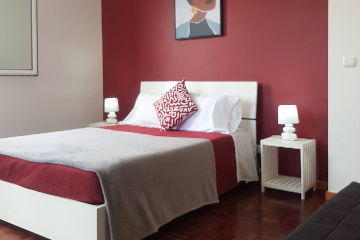 Hypo-allergenic bedding, individually decorated, individually furnished